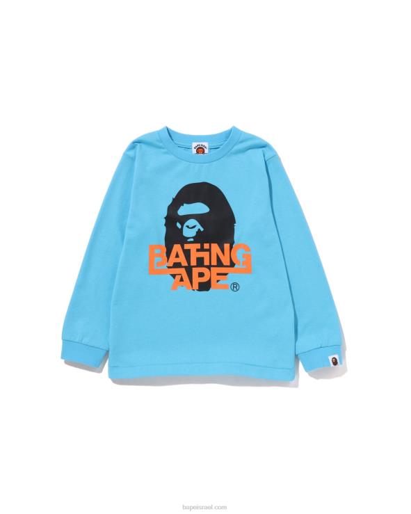 שמים כחולים A Bathing Ape 644LV1510 ילדים ראש טי