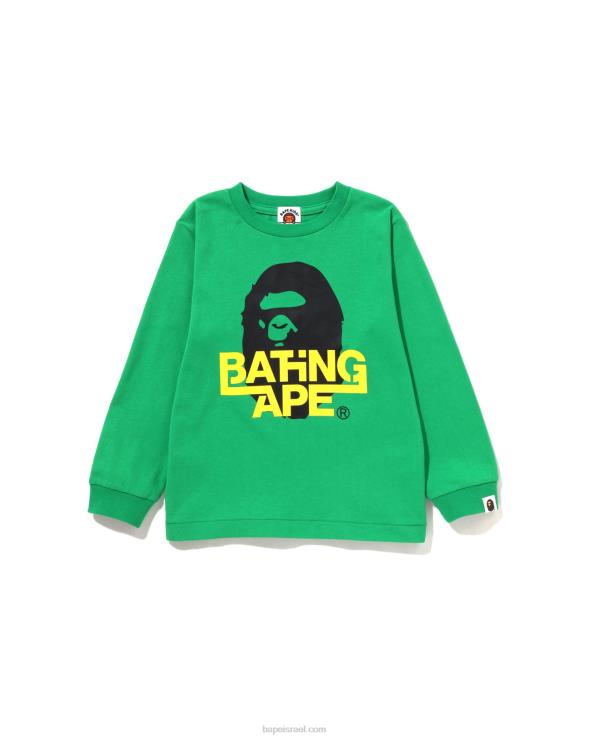 מנטה A Bathing Ape 644LV1511 ילדים ראש טי