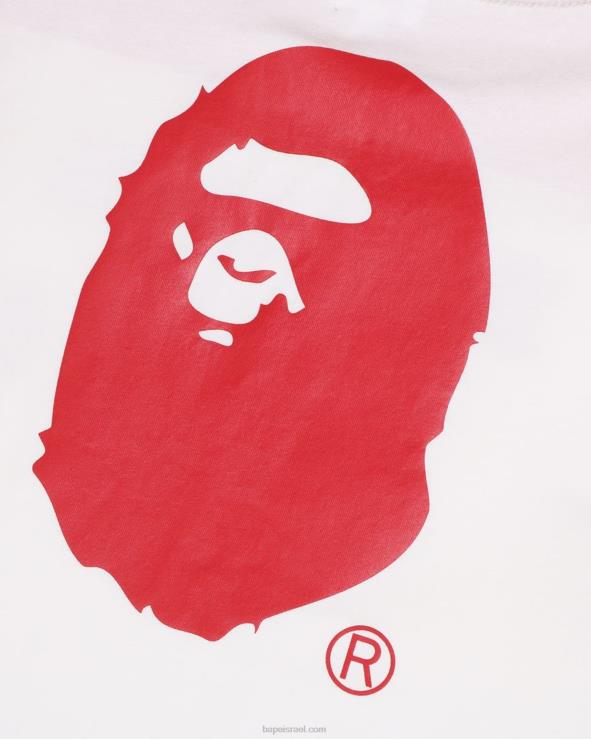 לבן A Bathing Ape 644LV1514 ילדים טי כדורגל