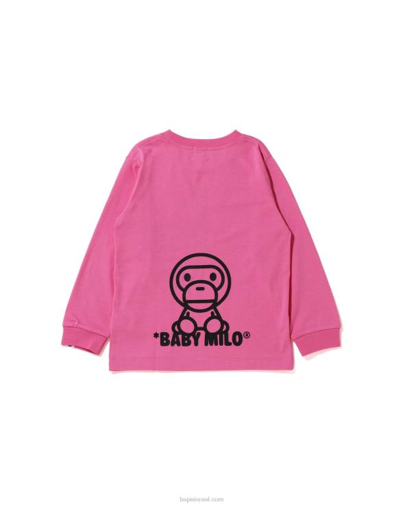 ורד קרמין A Bathing Ape 644LV1516 ילדים כל טי בייבי מילו מיקס