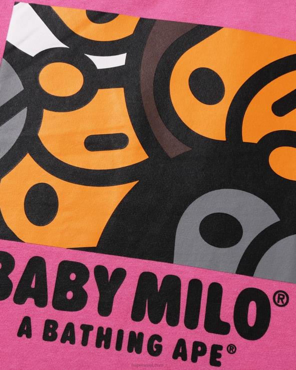 ורד קרמין A Bathing Ape 644LV1516 ילדים כל טי בייבי מילו מיקס