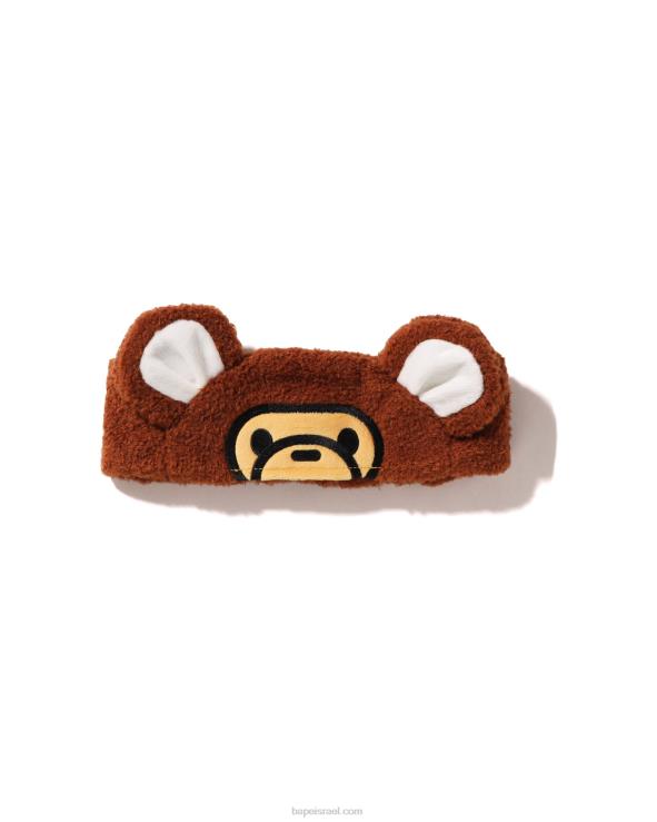 חום A Bathing Ape 644LV1534 ילדים סרט שיער בואה לתינוק מילו דוב
