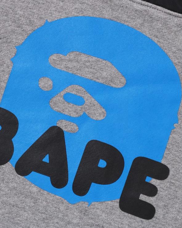 אפור A Bathing Ape 644LV1539 ילדים ראש קפיטונאז' חצי זיעה