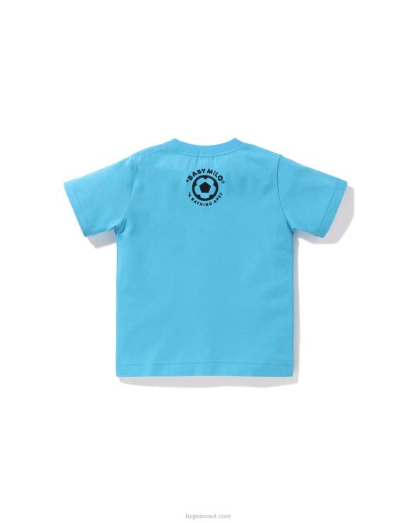 שמים כחולים A Bathing Ape 644LV1557 ילדים חולצת כדורגל בייבי מילו