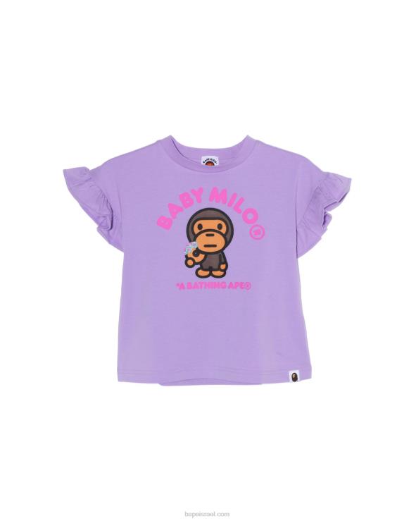 לִילָך A Bathing Ape 644LV1577 ילדים בייבי מילו סופגניות פריל טי