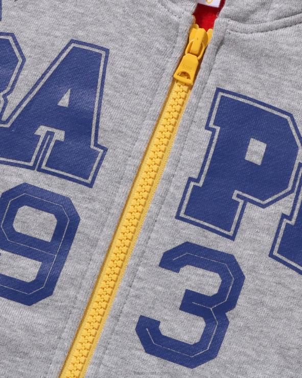אדום בהיר A Bathing Ape 644LV1581 ילדים קפוצ'ון קולור בלוק רוכסן