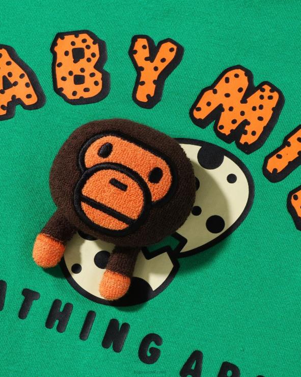 בַּרֶקֶת A Bathing Ape 644LV1587 ילדים בובת קטיפה בייבי מילו בטי ביצה