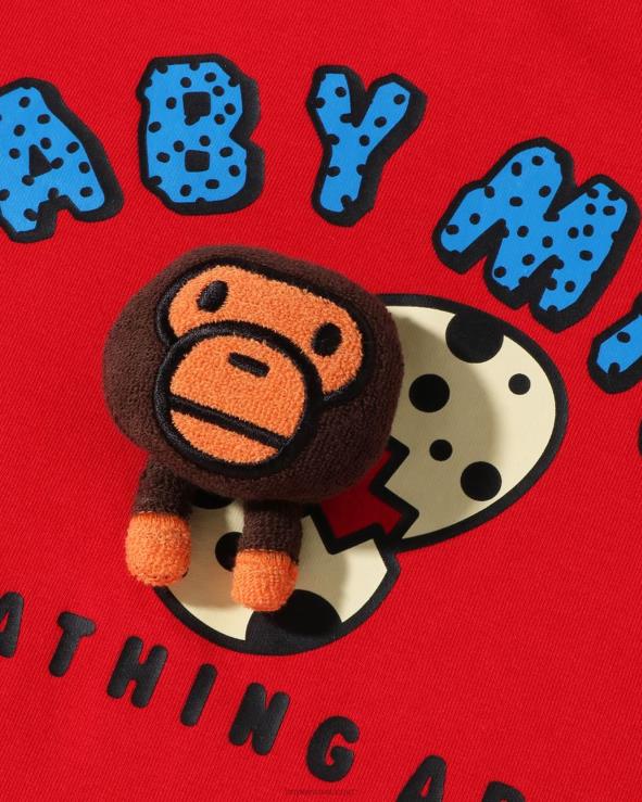 אדום בהיר A Bathing Ape 644LV1588 ילדים בובת קטיפה בייבי מילו בטי ביצה