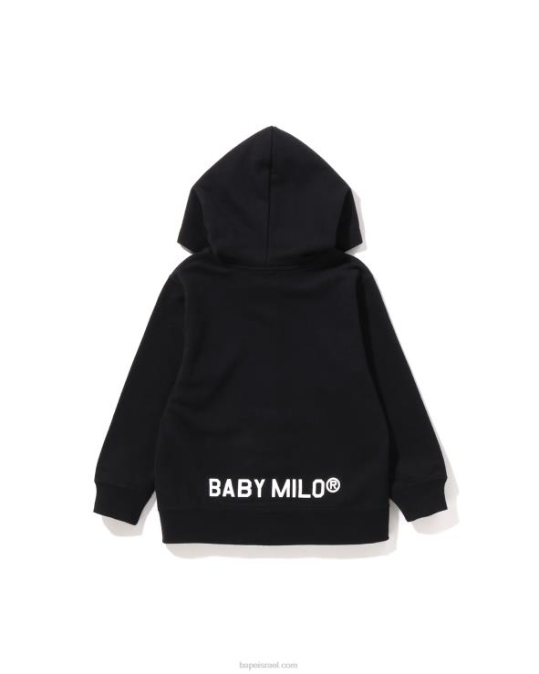 שָׁחוֹר A Bathing Ape 644LV1591 ילדים מועדון אימוני תיקי קיץ