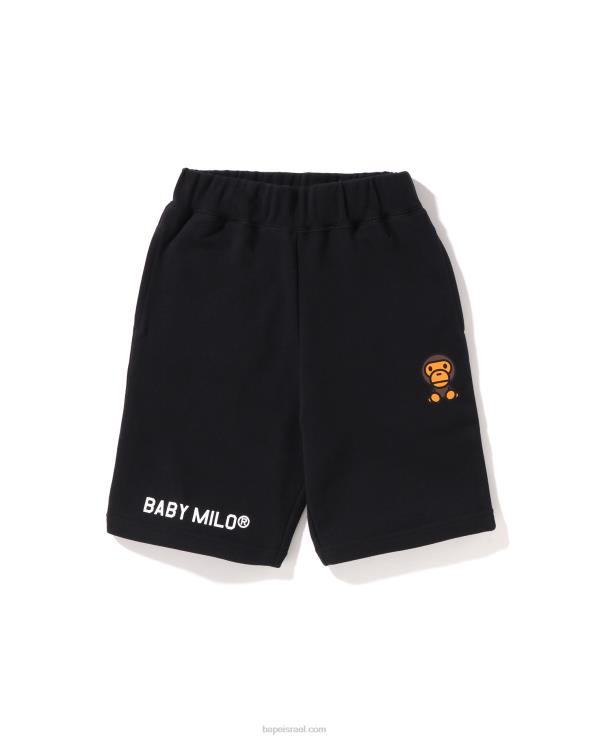 שָׁחוֹר A Bathing Ape 644LV1591 ילדים מועדון אימוני תיקי קיץ