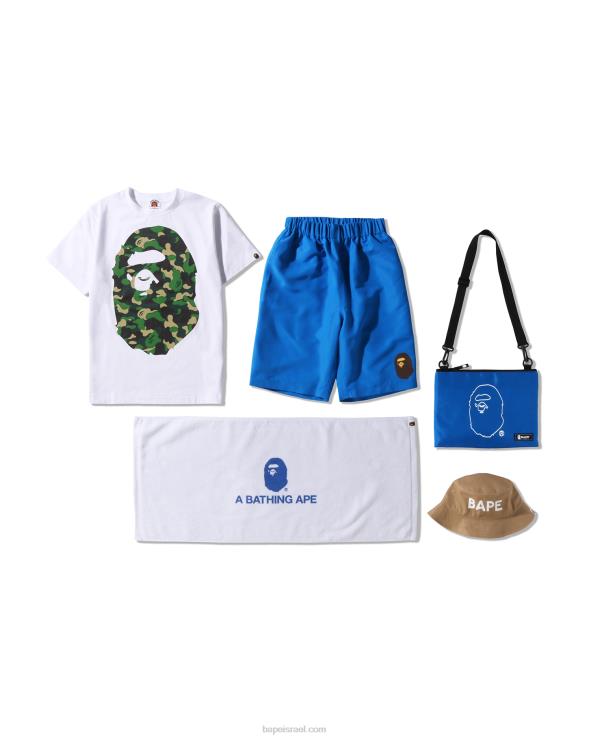 כְּחוֹל A Bathing Ape 644LV1593 ילדים חופשת תיק קיץ ביץ' ג'וניור