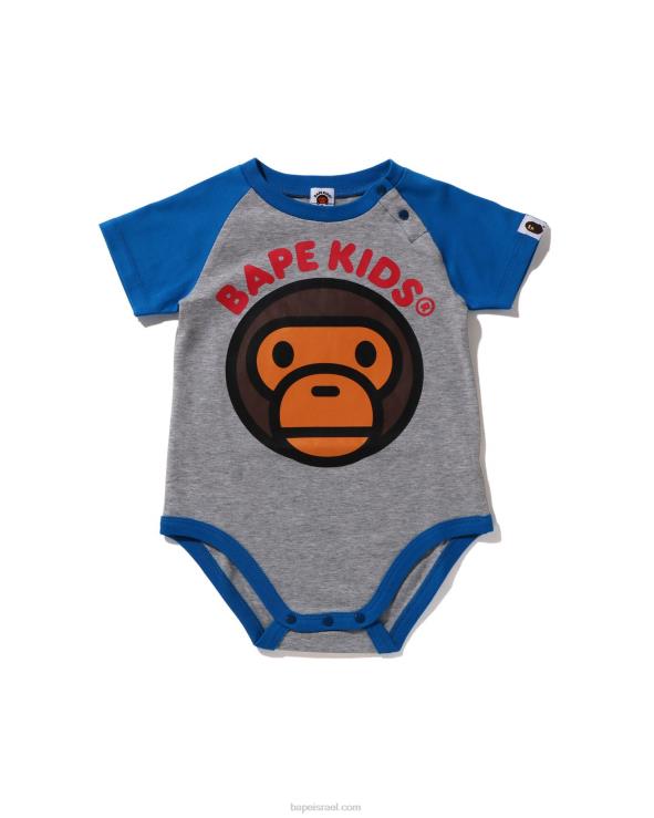 אפור A Bathing Ape 644LV1602 ילדים בגד גוף לתינוק מילו