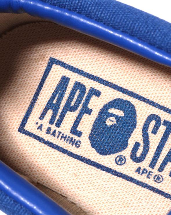 כְּחוֹל A Bathing Ape 644LV1617 ילדים abc camo head patch slip ons