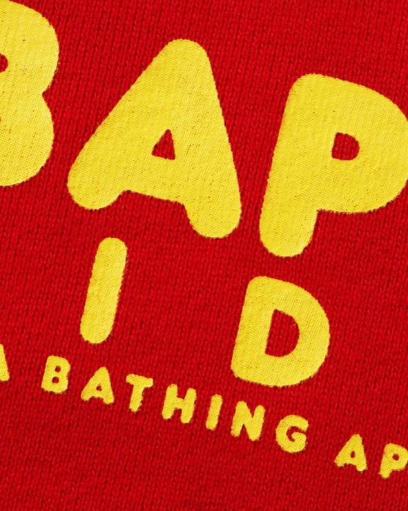 אדום בהיר A Bathing Ape 644LV1626 ילדים קפוצ'ון רוכסן בכיס תינוק מילו