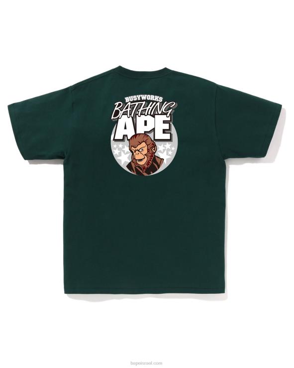 צבא ירוק A Bathing Ape 644LV162 גברים טי