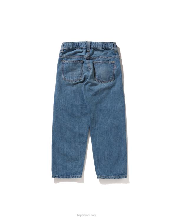 דֵנִים A Bathing Ape 644LV1630 ילדים מכנסי ג'ינס פגומים בצבע קאמו