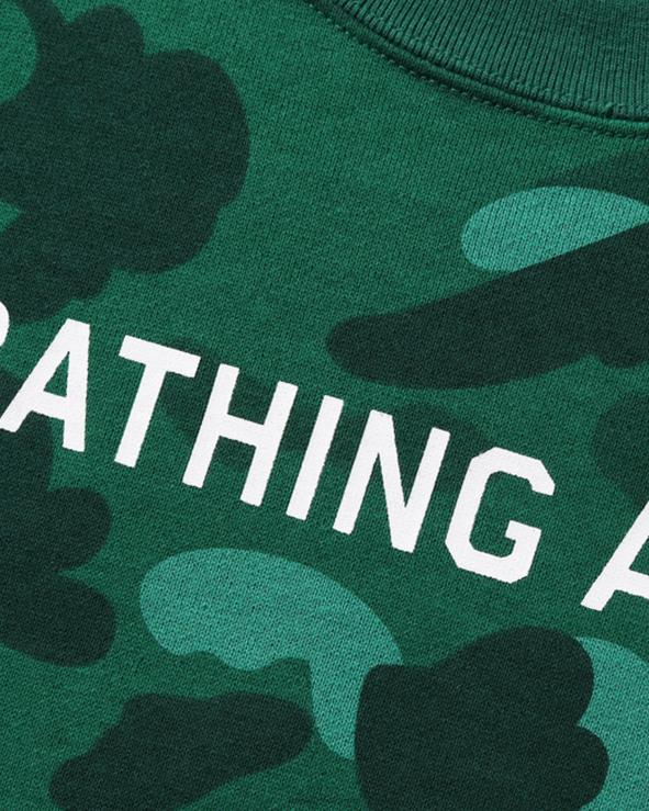 בַּרֶקֶת A Bathing Ape 644LV1633 ילדים כיס camo צבעוני עם צווארון צווארון רופף ג'וניור