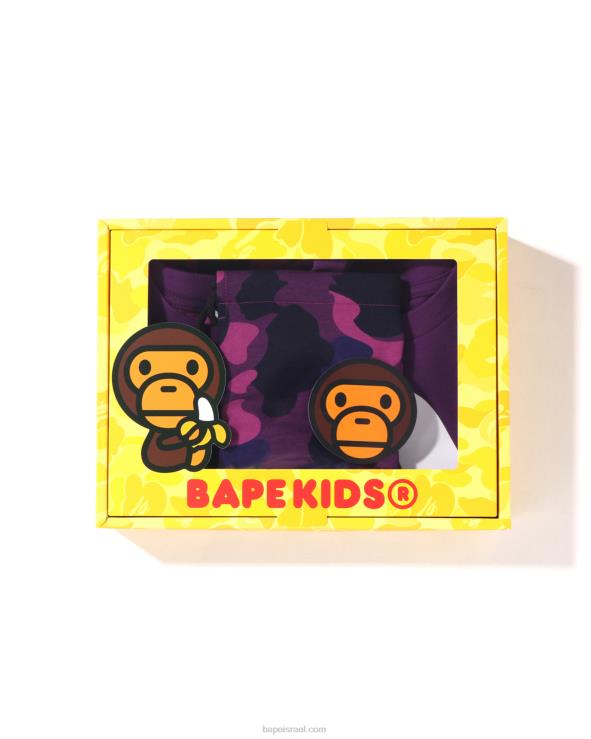 סָגוֹל A Bathing Ape 644LV1636 ילדים ערכת מתנה בצבע קאמו על ידי רחצה