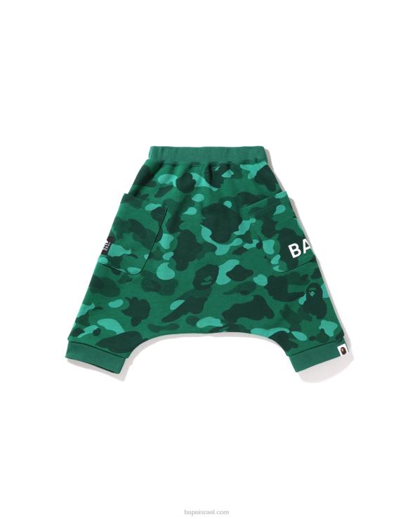 בַּרֶקֶת A Bathing Ape 644LV1637 ילדים מכנסיים קצרים מסוג זיעה קצרים בצבע camo