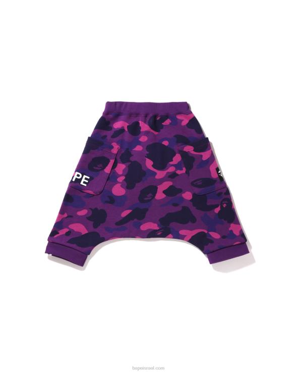 סָגוֹל A Bathing Ape 644LV1638 ילדים מכנסיים קצרים מסוג זיעה קצרים בצבע camo