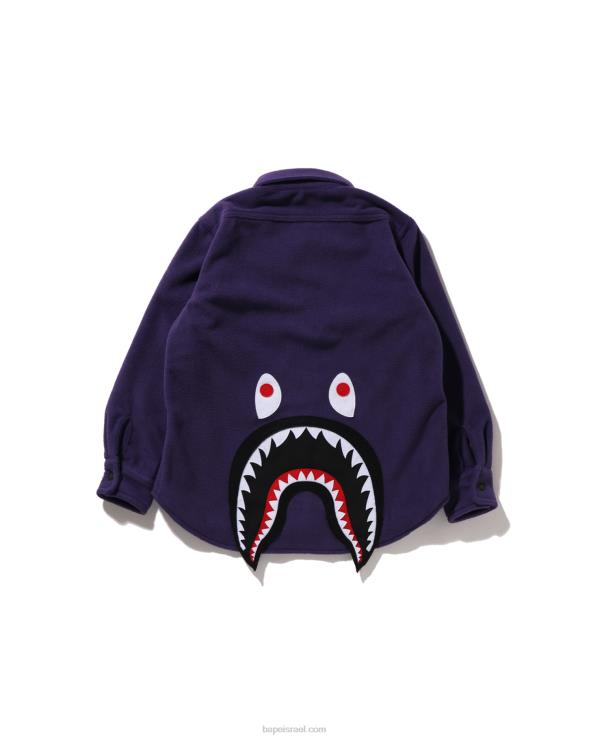 סָגוֹל A Bathing Ape 644LV1643 ילדים מעיל תיקון כריש