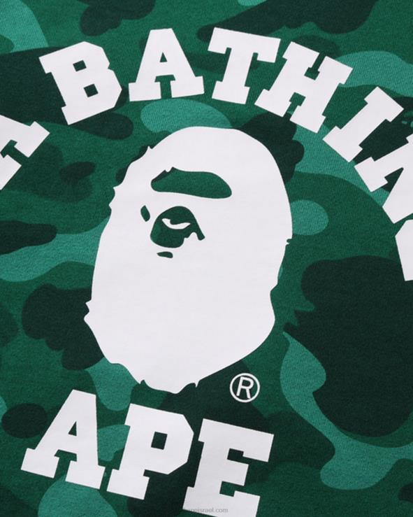בַּרֶקֶת A Bathing Ape 644LV1644 ילדים צווארון צווארון קולג' בצבע camo