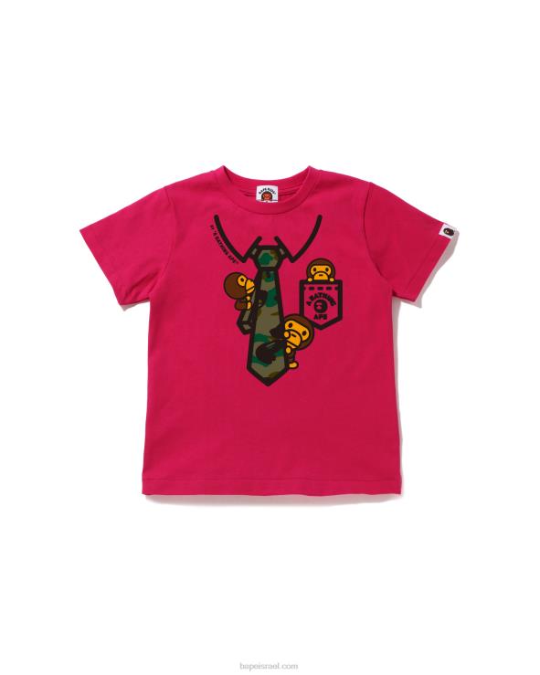 וָרוֹד A Bathing Ape 644LV1657 ילדים 1st camo baby milo teck print tie