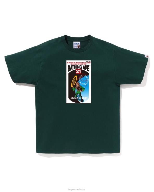 צבא ירוק A Bathing Ape 644LV166 גברים טי