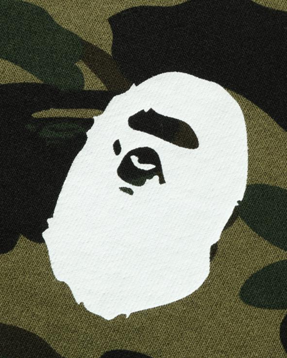 צבא ירוק A Bathing Ape 644LV1666 ילדים 1st camo head crewneck jr