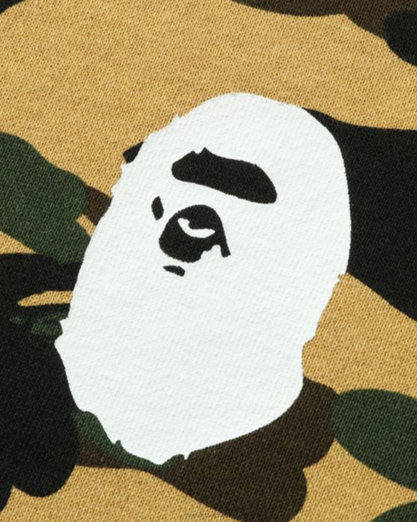 צהוב A Bathing Ape 644LV1667 ילדים 1st camo head crewneck jr