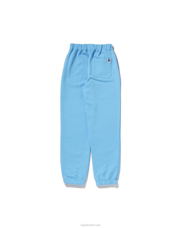 כְּחוֹל A Bathing Ape 644LV1677 ילדים מכנסי טרנינג ג'וניור עם מספר גופנים