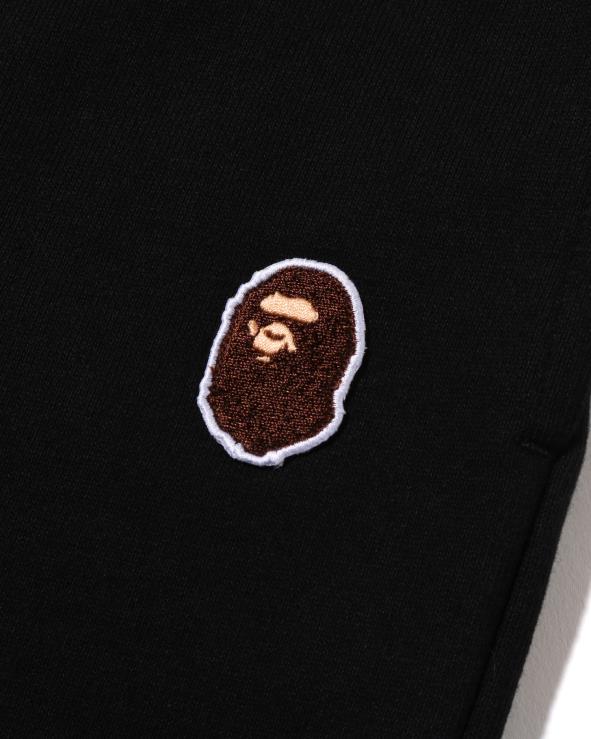שָׁחוֹר A Bathing Ape 644LV1684 ילדים מכנסי טרנינג מרובי גופנים