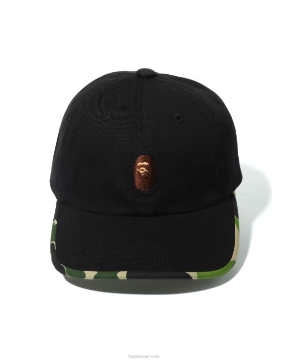שָׁחוֹר A Bathing Ape 644LV1692 ילדים כובע ראש abc camo
