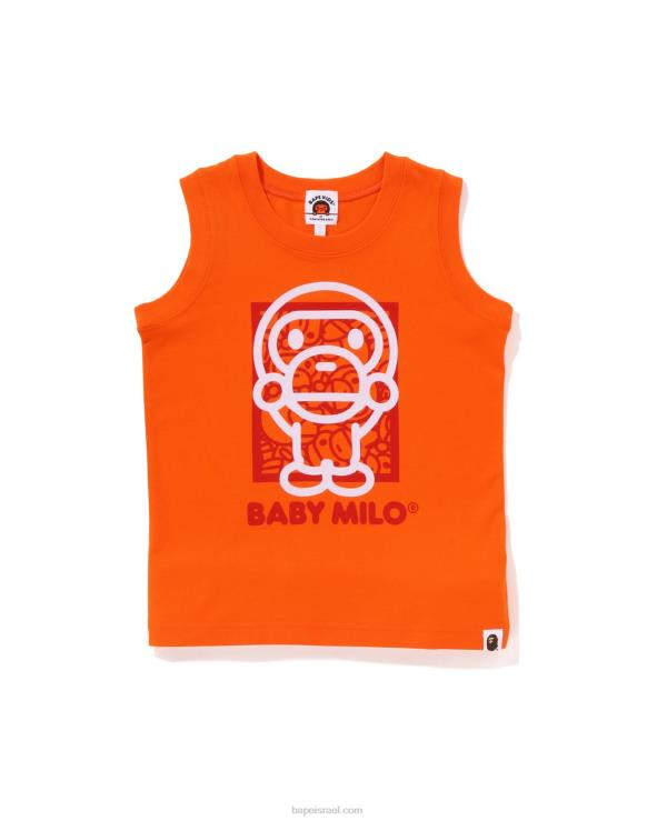 תפוז A Bathing Ape 644LV1698 ילדים גופיית בייבי מילו