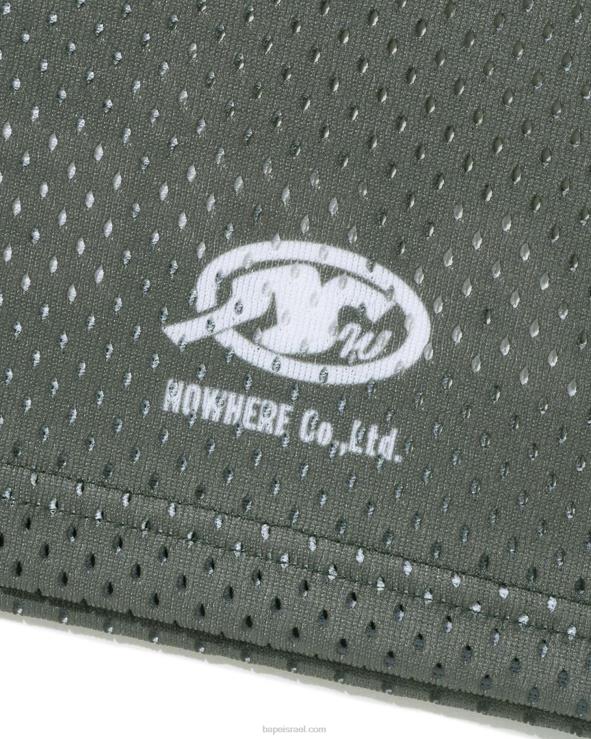 אפור A Bathing Ape 644LV169 גברים חולצת כדורגל