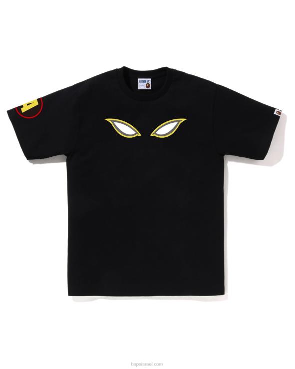 שָׁחוֹר A Bathing Ape 644LV171 גברים טי צל