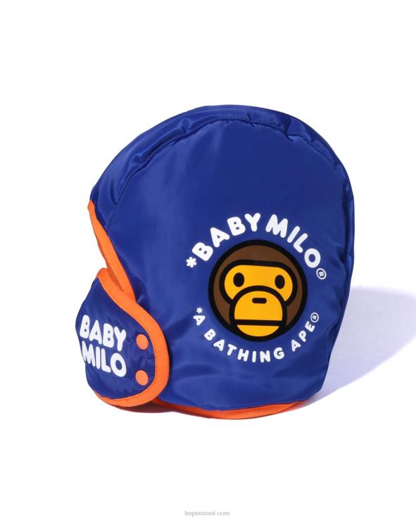 כְּחוֹל A Bathing Ape 644LV1714 ילדים כובע מירוץ בייבי מילו