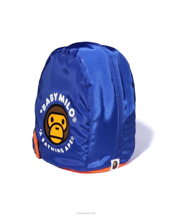כְּחוֹל A Bathing Ape 644LV1714 ילדים כובע מירוץ בייבי מילו