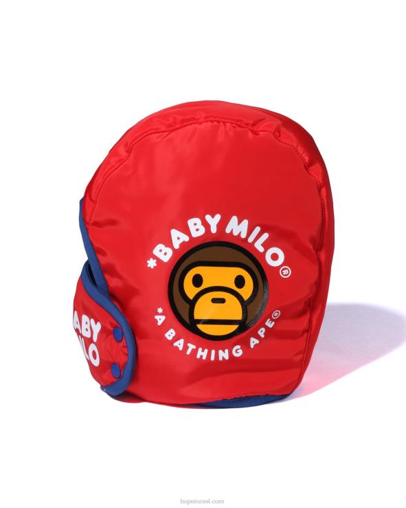 אדום בהיר A Bathing Ape 644LV1715 ילדים כובע מירוץ בייבי מילו