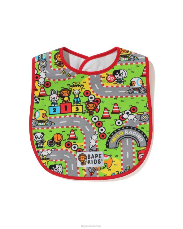 אדום בהיר A Bathing Ape 644LV1717 ילדים ביב מירוץ בייבי מילו