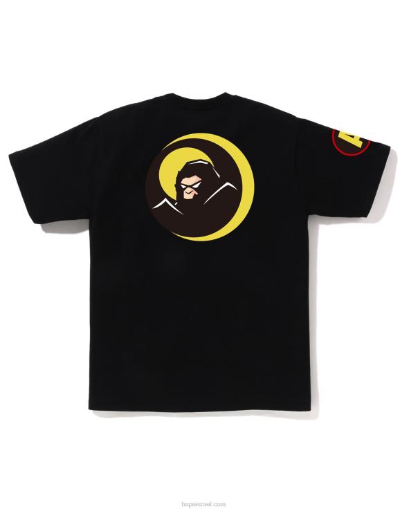 שָׁחוֹר A Bathing Ape 644LV171 גברים טי צל