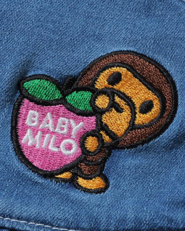דֵנִים A Bathing Ape 644LV1722 ילדים מכנסי סלסול תות מילו