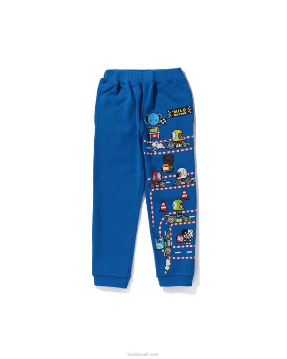 כְּחוֹל A Bathing Ape 644LV1731 ילדים מכנסי טרנינג של בייבי מילו מרוץ חברים