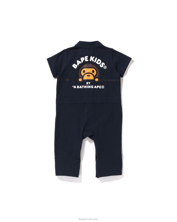 כחול כהה A Bathing Ape 644LV1733 ילדים רומר מירוץ בייבי מילו
