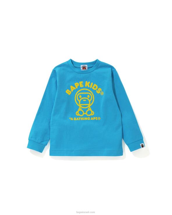 כְּחוֹל A Bathing Ape 644LV1736 ילדים טי שטיח בייבי מילו