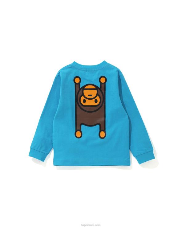 כְּחוֹל A Bathing Ape 644LV1736 ילדים טי שטיח בייבי מילו