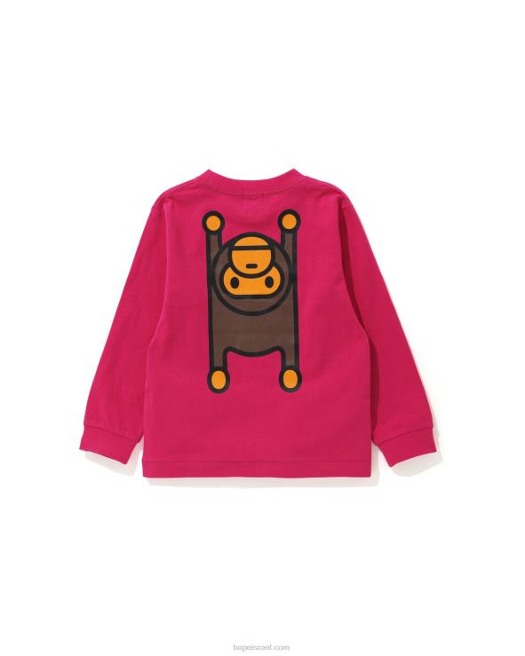 ורד קרמין A Bathing Ape 644LV1738 ילדים טי שטיח בייבי מילו