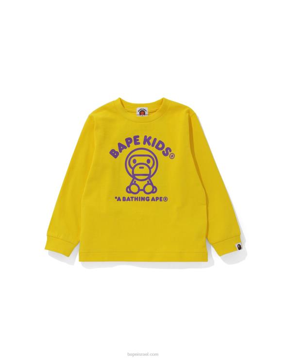 צהוב A Bathing Ape 644LV1740 ילדים טי שטיח בייבי מילו