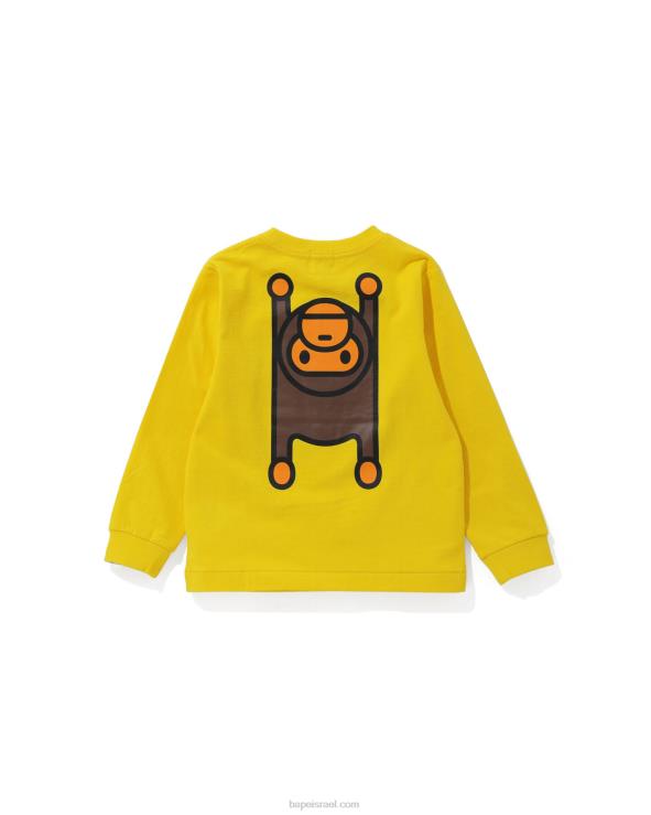 צהוב A Bathing Ape 644LV1740 ילדים טי שטיח בייבי מילו