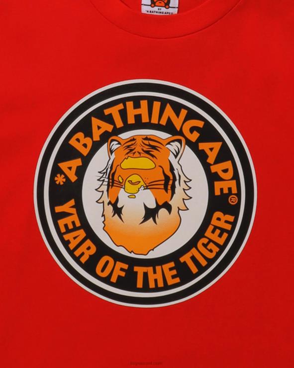 אדום בהיר A Bathing Ape 644LV1748 ילדים שנת הטייגריס